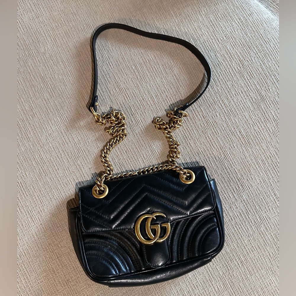 Gucci Mini GG Marmont 2.0 Matelasse Leather Shoulder Bag